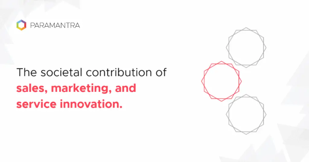 The societal contribution of sales, marketing, and service innovation